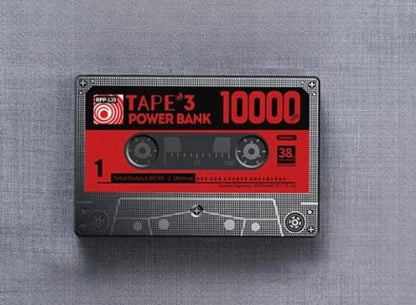 Retro Cassette Tape Power Bank